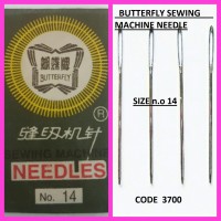 BUTTERFLY SEWING MACHINE NEEDLES N.O 14